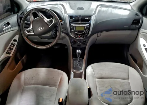 2012 Hyundai Accent Gls from USA, damaged, VIN KMHCU4AEXCU137829